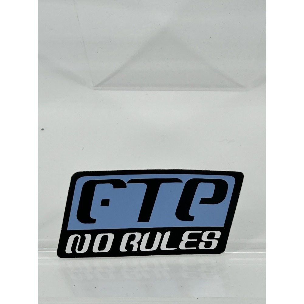 FTP Sticker Blue No Rules Decal New